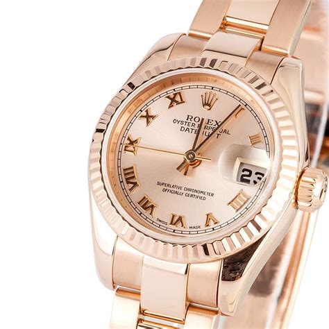 rolex damenuhr rosegold.